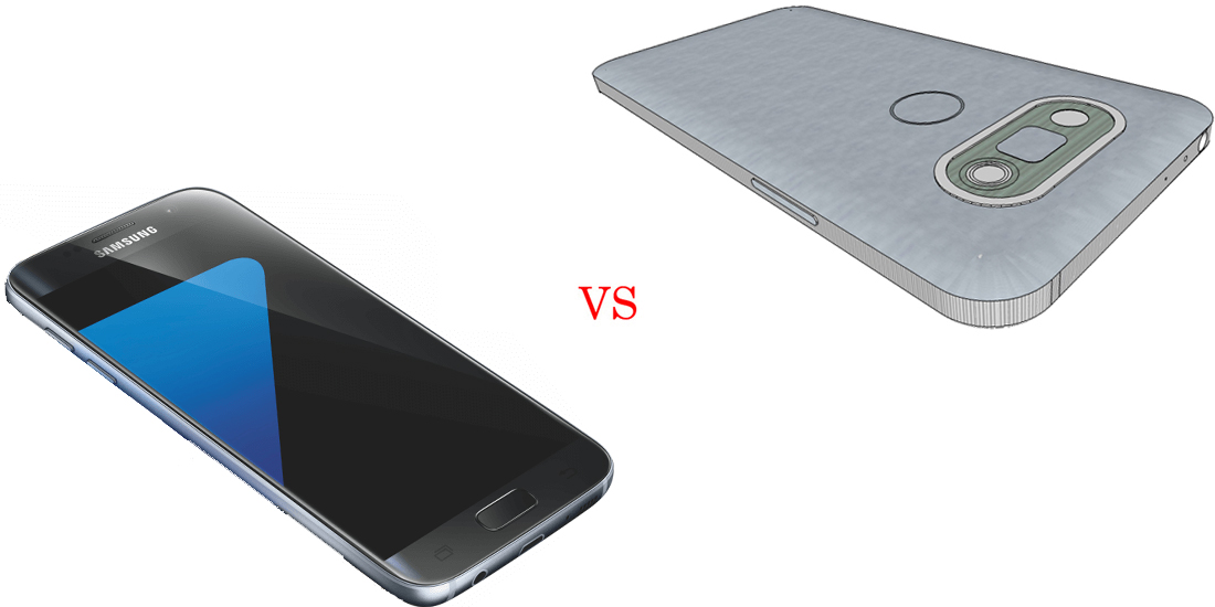 Samsung Galaxy S7 versus LG G5 2